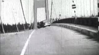 Collapse of the Tacoma Narrows Bridge [upl. by Hazlip]