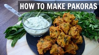 How to make Pakora  Onion Bhaji  Indian Cooking Recipes  Ramadan Recipes  Cook with Anisa [upl. by Annazor]