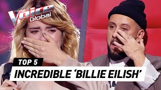 MOST emotional BILLIE EILISH Blind Auditions in The Voice 2020 [upl. by Kcirddor]