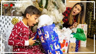 We CAUGHT our SON Opening Christmas Presents EARLY  The Royalty Family [upl. by Tersina]