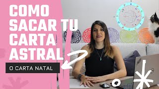 Como obtener mi carta astral o natal Gratis😀 en pocos pasos fácilmente  Tutorial [upl. by Korfonta506]