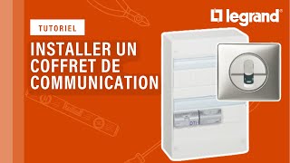 Comment installer un coffret de communication Full Media Legrand tout RJ45 [upl. by Dena]