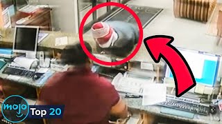 Top 20 Robbery FAILS Caught On Camera [upl. by Bohs]