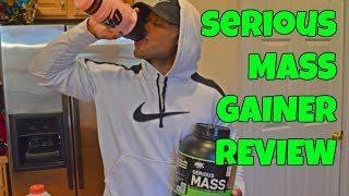 Optimum Nutrition Serious Mass Gainer Review  CARBS FOR GAINS [upl. by Ebarta545]