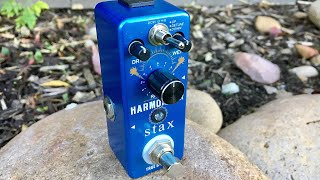 STAX Harmonizer pedal demo [upl. by Hgielar]