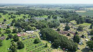 Tractor Fest From above Newby Hall [upl. by Drazze961]