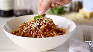 Spaghetti Bolognese Recipe [upl. by Eerdua]