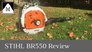 Product Review  STIHL BR550 Backpack Blower [upl. by Azilanna]