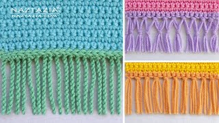 HOW to ADD FRINGE to a Blanket Shawl Scarf by Naztazia [upl. by Groot]