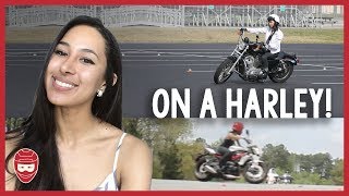 RIDE LIKE A PRO Slow Speed Skills with Jerry Palladino First time on a HARLEY [upl. by Naryk]