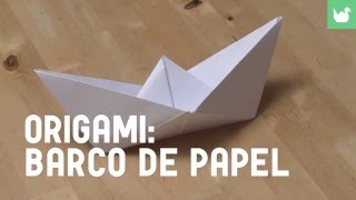 Cómo hacer un barco de papel  Origami [upl. by Cruickshank]