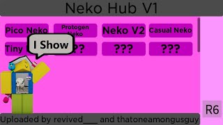 Roblox Require Script Neko Hub V1 [upl. by Ahto]