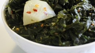 How To Cook Healthy Souful Turnip Greens [upl. by Nyrol]