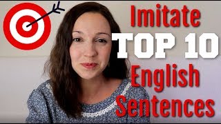 How to Pronounce TOP 10 English Sentences [upl. by Ammeg]