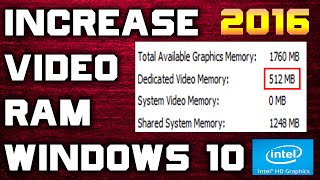 How To Increase Your Dedicated Video Ram Memory On Your Asus motherboard  2016 Updated Windows 10 [upl. by Notnilc142]