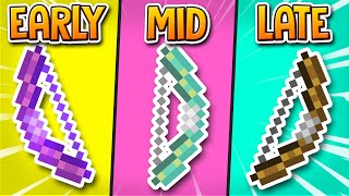 HYPIXEL SKYBLOCK  The BEST Bows for EARLYMIDLATE game [upl. by Sarad]