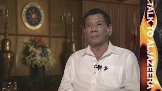 Rodrigo Duterte on drugs death and diplomacy  Talk to Al Jazeera [upl. by Nolie]