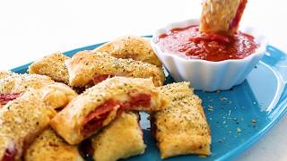 How to Make Pepperoni Pizza Bread with Crescent Dough [upl. by Eahsed]