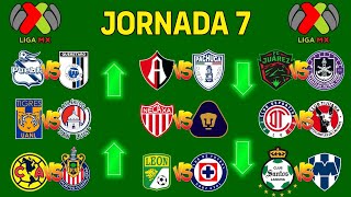 JORNADA 7 LIGA MX APERTURA 2024 [upl. by Schwinn213]