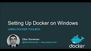 Setting Up Docker on Windows [upl. by Ahsem]