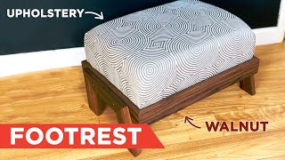 How to Build a FootrestFootstool  Woodworking amp Upholstery  Workshop Republic [upl. by Usanis575]