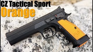 CZ 75 Tactical Sport Orange 2000 Round Review The Best CZ You Can Buy [upl. by Lhadnek579]