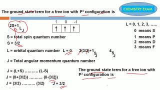 TERM SYMBOL ground state term symbol for various p electrons [upl. by Eikcir]