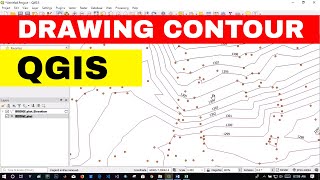 QGIS CREATING CONTOUR IN QGIS [upl. by Prober]