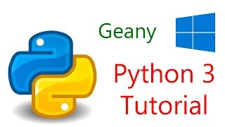 Geany IDE for Python 3 on Windows [upl. by Clifton]