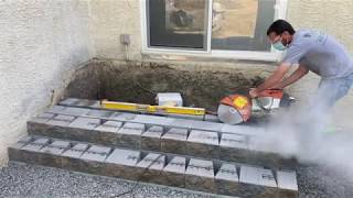 The Proper Way to Install a Paver Step [upl. by Adnamahs]