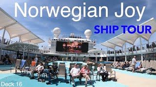 Norwegian Joy  Full Walkthrough Cruise Ship Tour  Norwegian Cruise Lines [upl. by Knute]