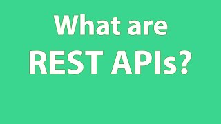 What is a REST API [upl. by Vasileior]