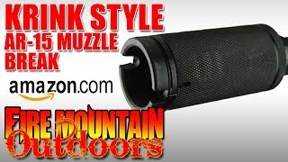 Krinkov Style Muzzle Device by GRG Amazon Hate Muzzle blast Got Krink [upl. by Marcel]