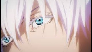 Satoro Gojos blue eyes compilation Jujutsu Kaisen [upl. by Enyak]