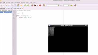 Raspberry Pi Tutorial 3  Hello World Geany and Python [upl. by Luana]