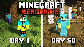 I Survived 50 Days in Herobrines Minecraft World Hindi Part1 [upl. by Buck]