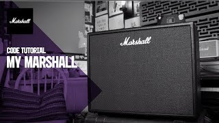 CODE Tutorials  My Marshall  Marshall [upl. by Agnimod]