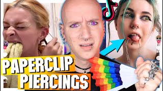 Reacting To New TikTok Piercing Fails  Roly Reacts [upl. by Evannia]