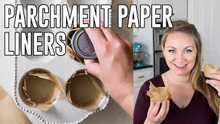 How to Make Parchment Paper Liners [upl. by Meade431]