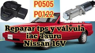 Problemas de tps y iac de Tsuru Nissan 16V [upl. by Veronike]