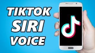 How to Use Siri Voice on TikTok 2025 [upl. by Anitnas]