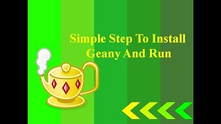 How to install geany and run Java program in any windows [upl. by Yznyl83]