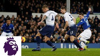 Gylfi Sigurdsson gets a goal back for Everton  Premier League  NBC Sports [upl. by Llenehs]