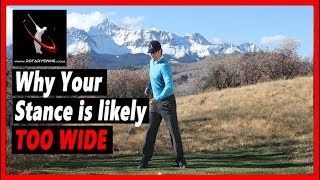 Your Golf Stance Width is Ruining Your Golf Swing [upl. by Narag312]