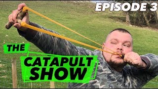 THE CATAPULT SHOW  Ep3  with GAMEKEEPER JOHN SURVIVAL CATAPULT SHOOTING HUNTING [upl. by Elleina]