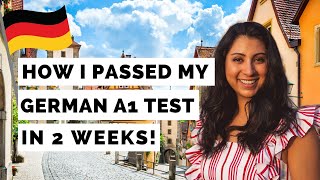 How I Passed the A1 German Exam in 2 Weeks German A1 Exam Preparation amp Study Tips [upl. by Gristede]