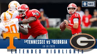 14 Tennessee Volunteers vs 3 Georgia Bulldogs Extended Highlights  CBS Sports [upl. by Aylad]