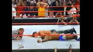 Shawn Michaels Best Sweet Chin Music On Shelton Benjamin [upl. by Yenots]