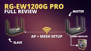 RGEW1200G Pro Full Review with AP and Mesh Setup for Pisowifi Tagalog [upl. by Octavla]