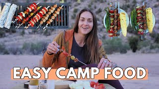 What I Eat While Car Camping  EASY Camping Food Ideas VLOG [upl. by Nemra]